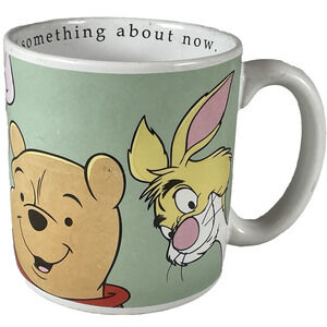Disney Store Winnie the Pooh & Friends Large Mug Cup Eeyore Piglet Tigger Rabbit